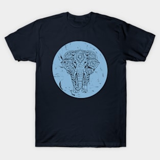 Blue Marble Zen Elephant T-Shirt